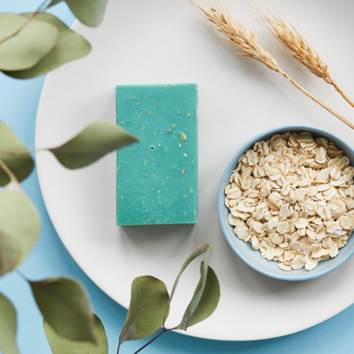 Tea Tree, Eucalyptus &amp; Oats Natural Handmade Soap