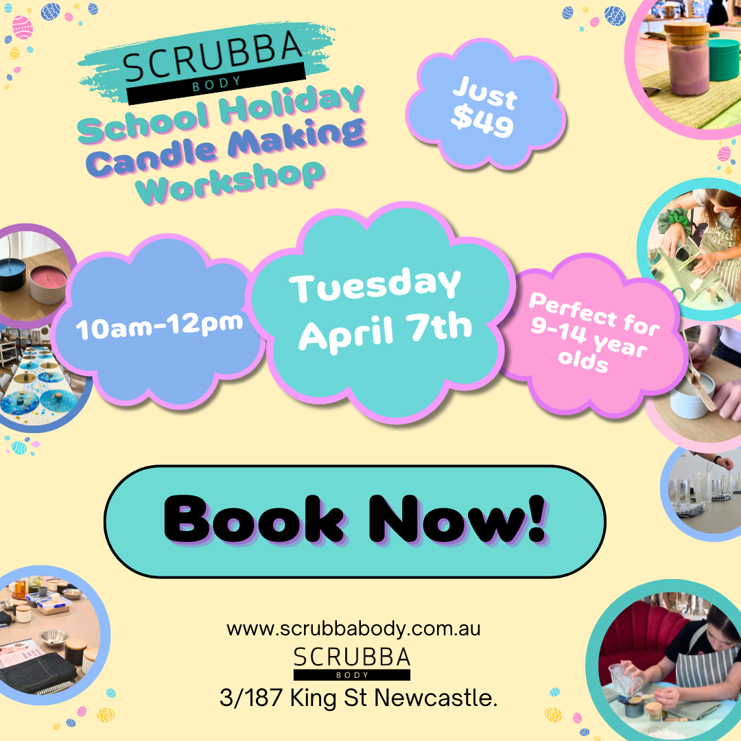 April School Holidays Candle Making Workshop