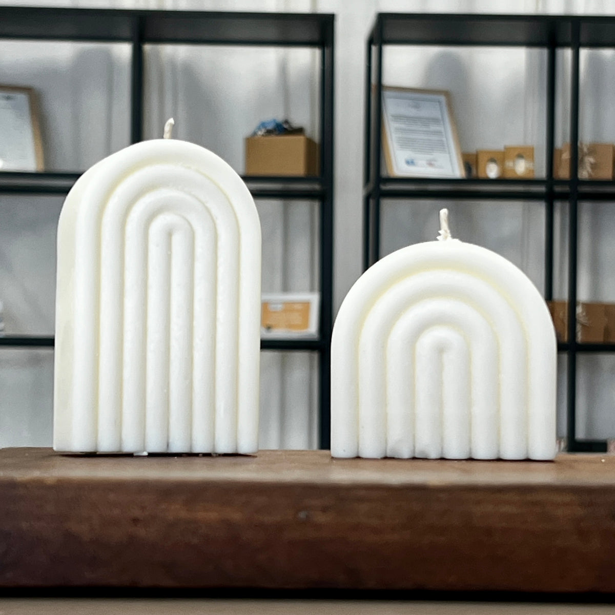 Rounded Pillar Candle - Assorted Sizes &amp; Fragrances