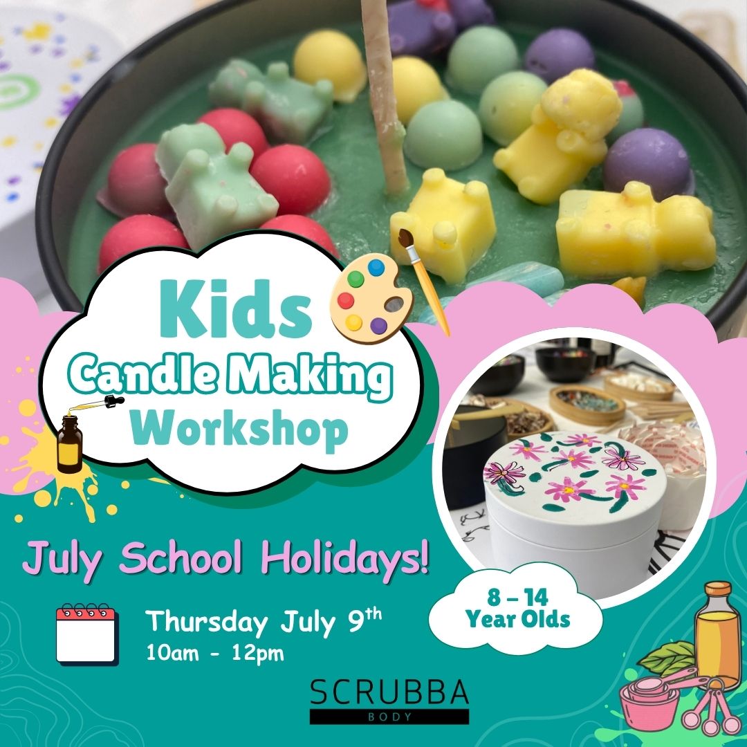 July School Holidays Candle Making Workshop 09/07/2026