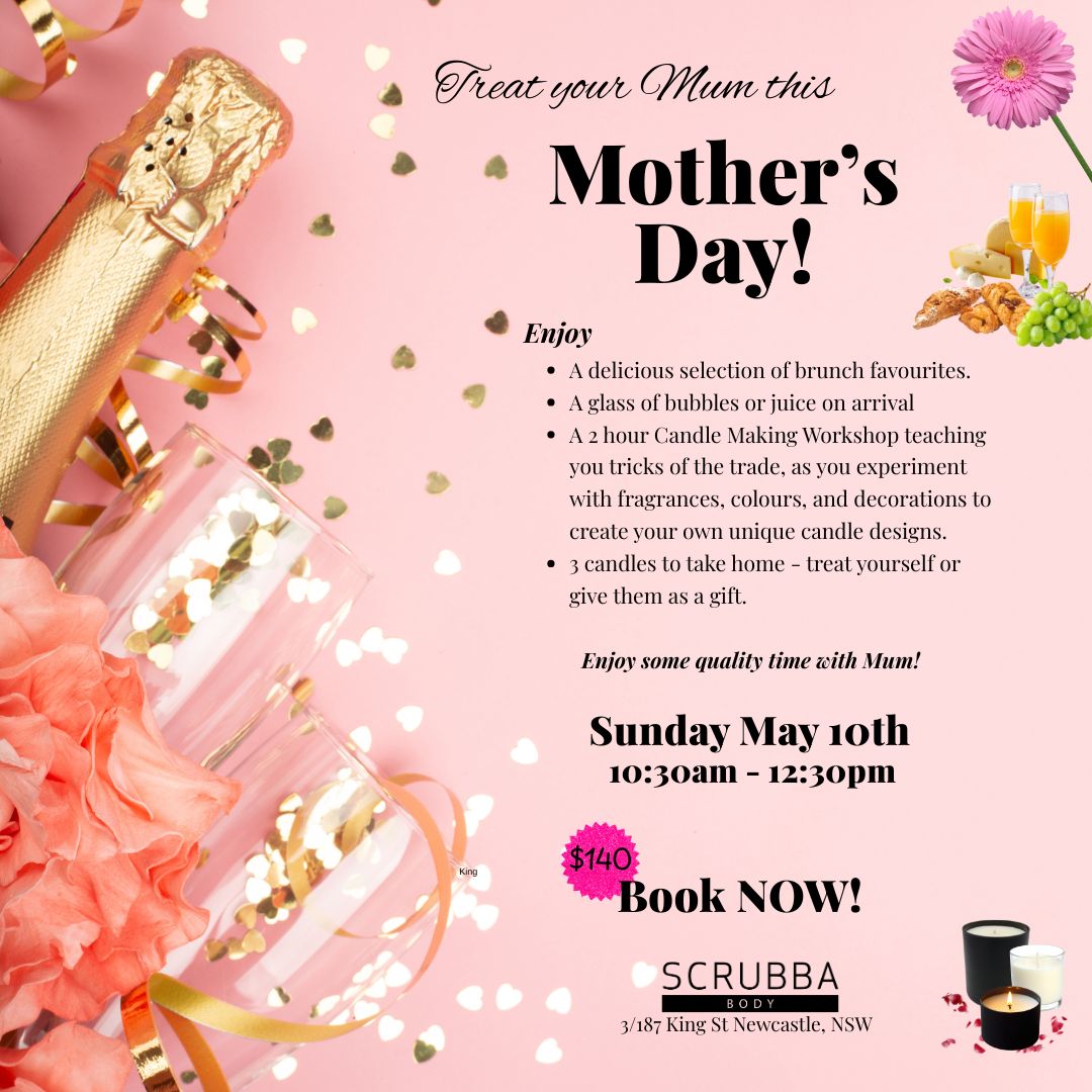 Mother's Day Brunch and Candle Making Workshop