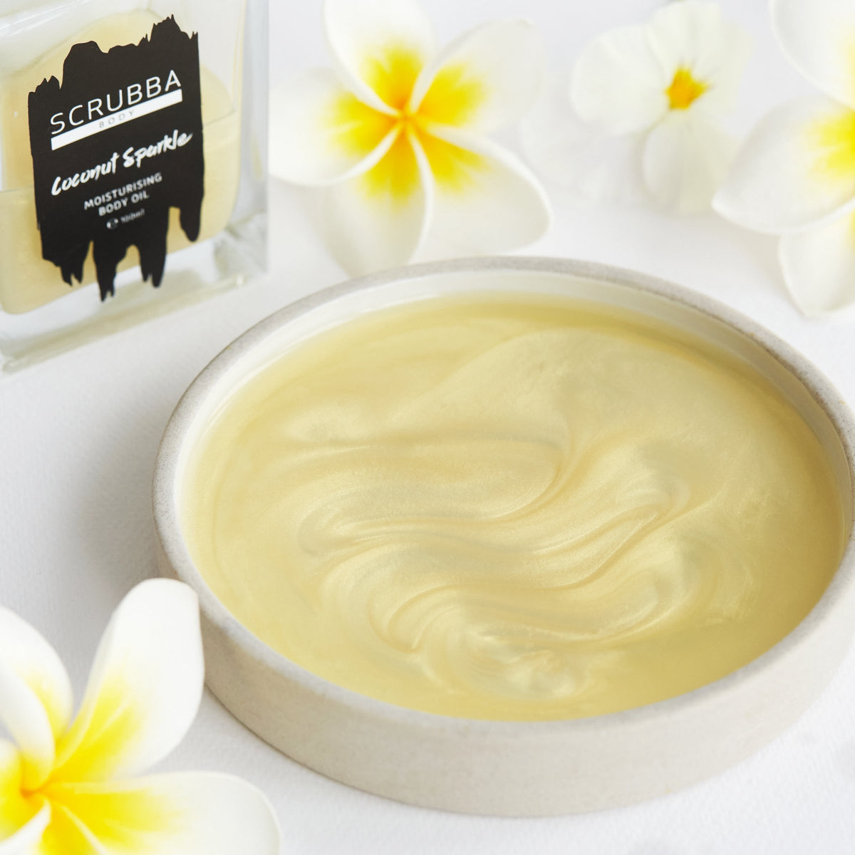 Scrubba Body Body Oil Coconut Sparkle Body Oil