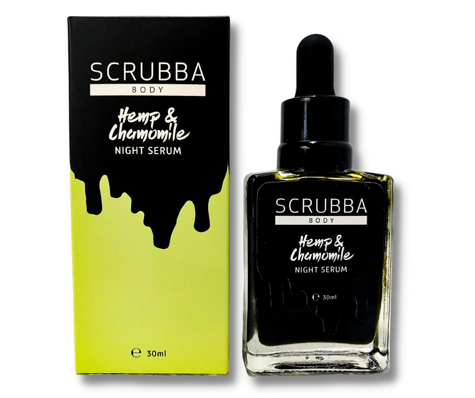 Scrubba Body Cosmetics Hemp & Chamomile Night Serum