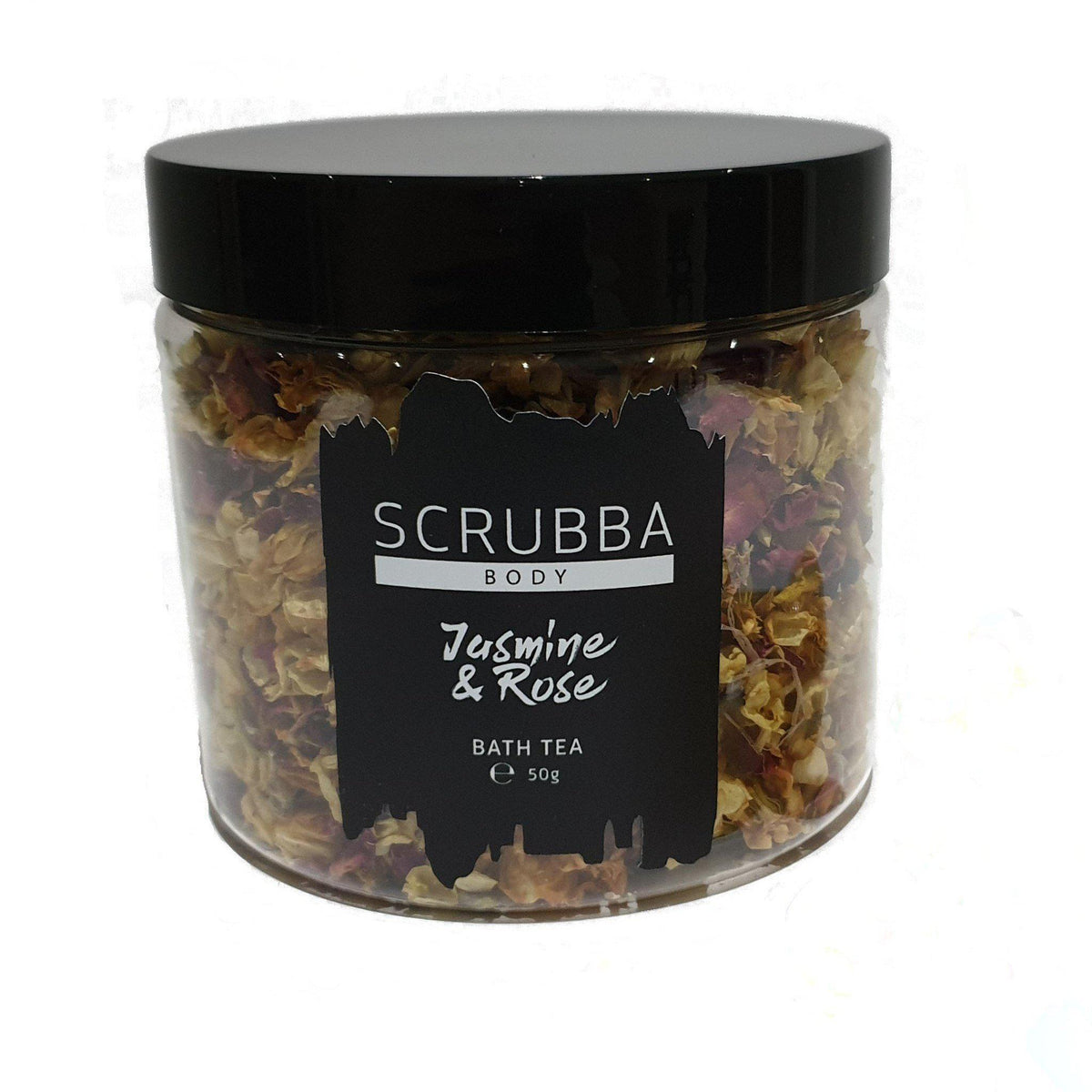 Scrubba Body Bath Soak Jasmine + Rose Bath Tea Soak