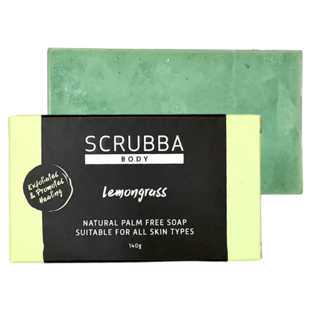 Scrubba Body Soap Lemongrass Natural Handmade Soap