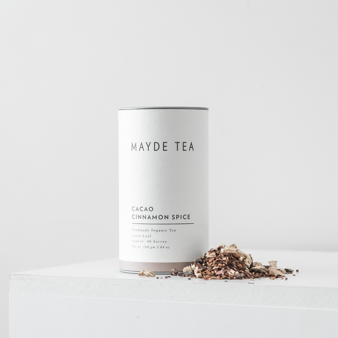 Mayde Tea 40 Serve Tube / No Mayde Tea - Cacao Cinnamon Spice