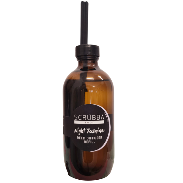 Night Jasmine Reed Diffuser Refill Scrubba Body