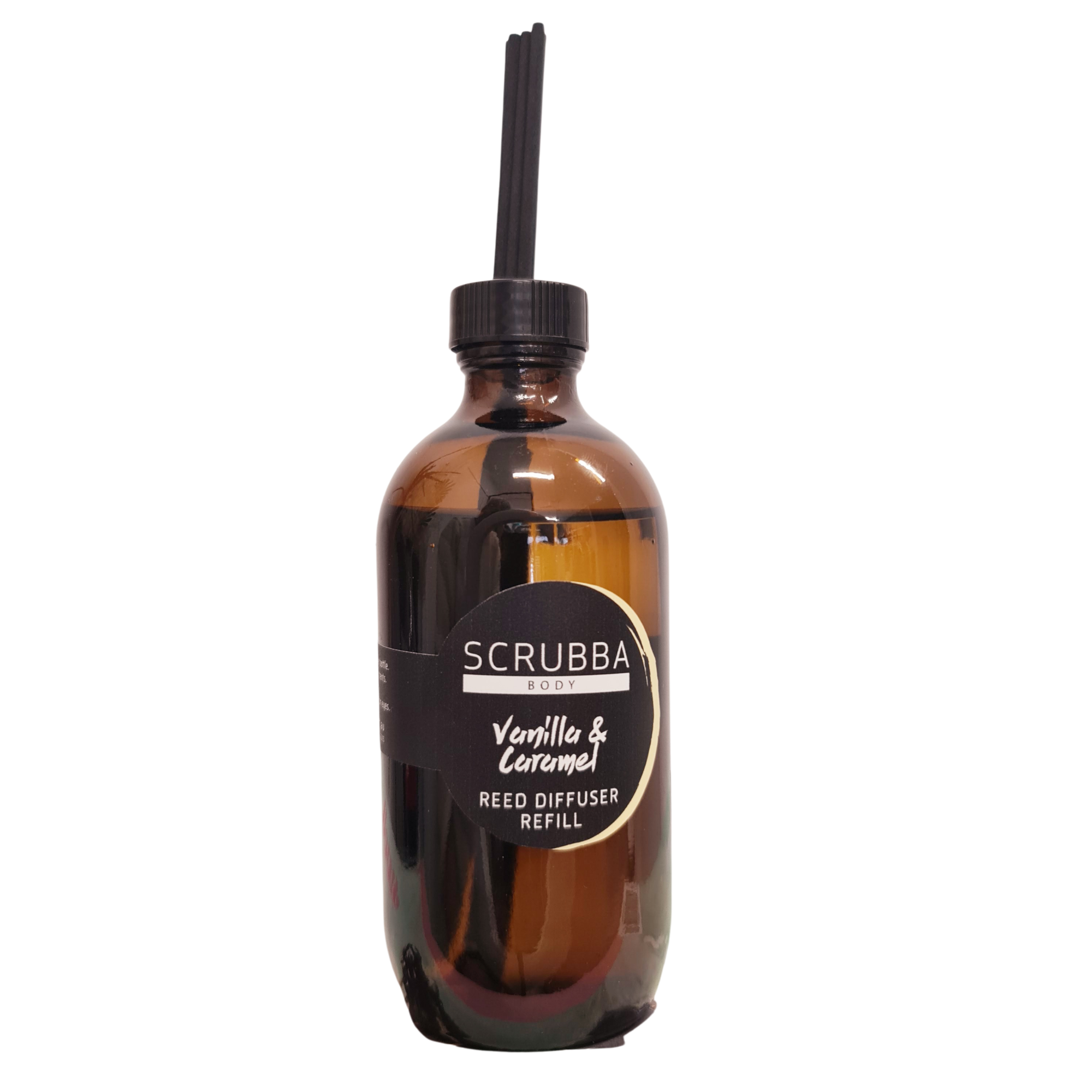 Scrubba Body Home Fragrances Vanilla & Caramel Reed Diffuser Refill